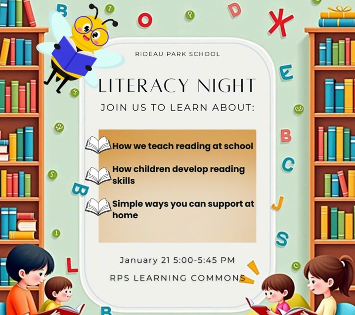 Rideau Park Literacy Night Weekly Jan 16 2026